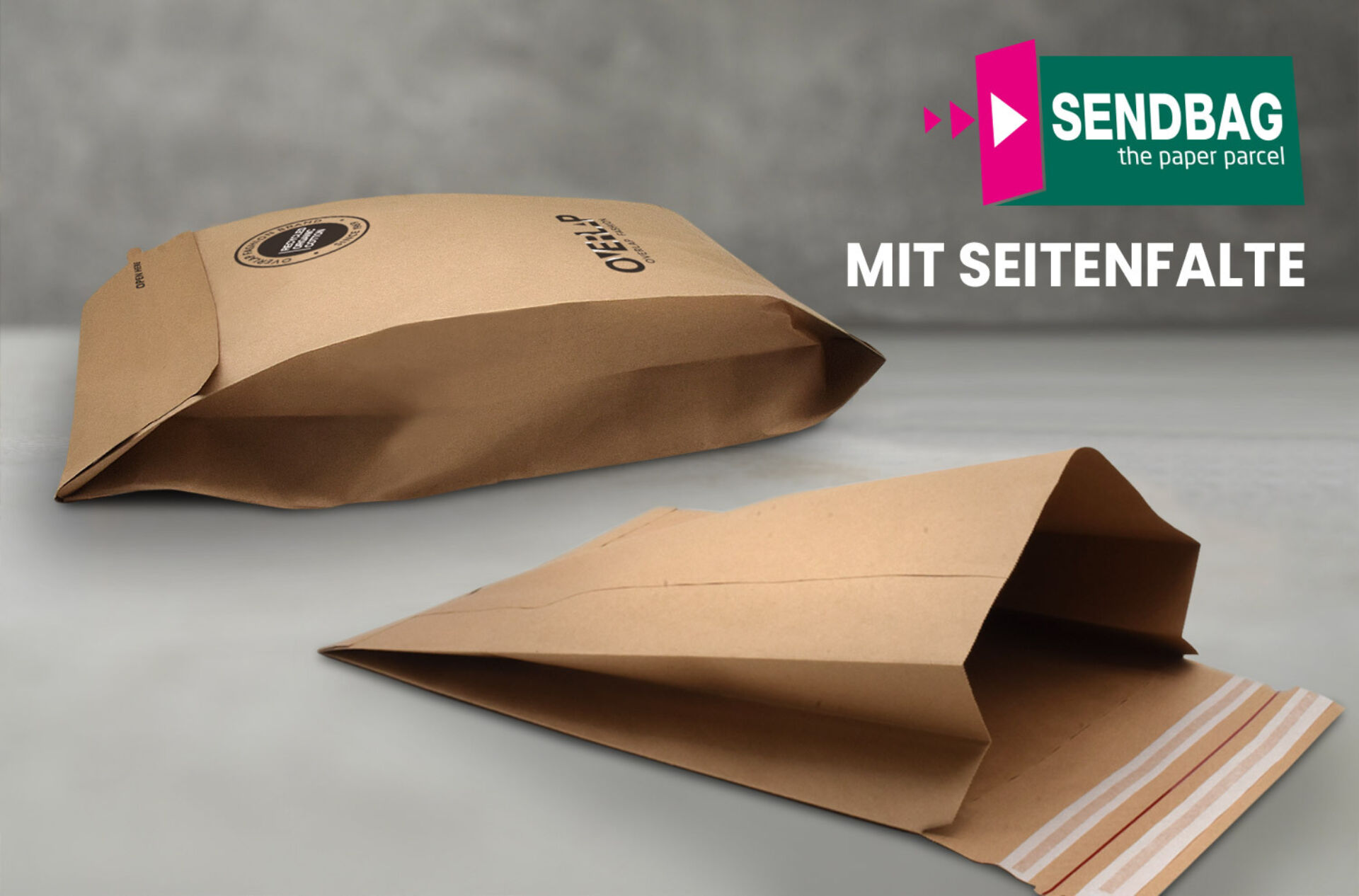 Versandtasche Send Bag Seitenfalte - Neu - von WEBER Verpackungen