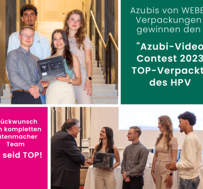 WEBER Verpackungen Azubis gewinnen Videowettbewerb
