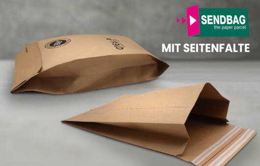 Versandtasche Send Bag Seitenfalte - Neu - von WEBER Verpackungen