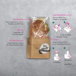 Snack Bag Fifty Fifty PET - die Snack Range von WEBER Verpackungen