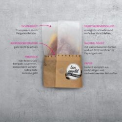 Snack Bag Fifty Fifty Pergamin - die Snack Range von WEBER Verpackungen