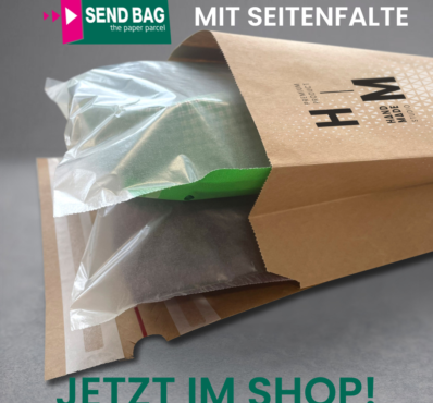 Versandtasche Send Bag Seitenfalte von WEBER Verpackungen