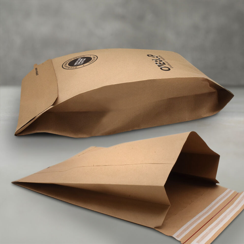 Versandtasche Send Bag mit Seitenfalte von Weber Verpackungen